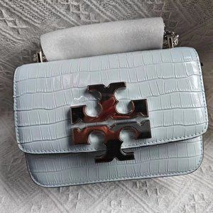 New Tory Burch small eleanor embossed crossbody bag